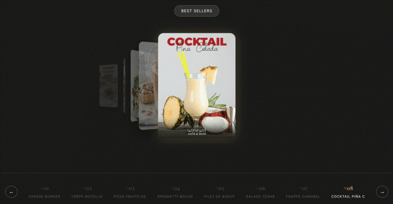 AANI & DANI Restaurant Menu Platform