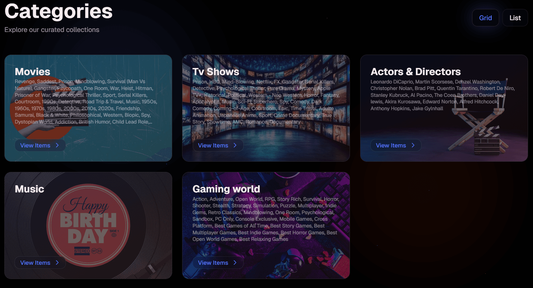 The-Curated-Rank: Curated Rankings Platform screenshot 4