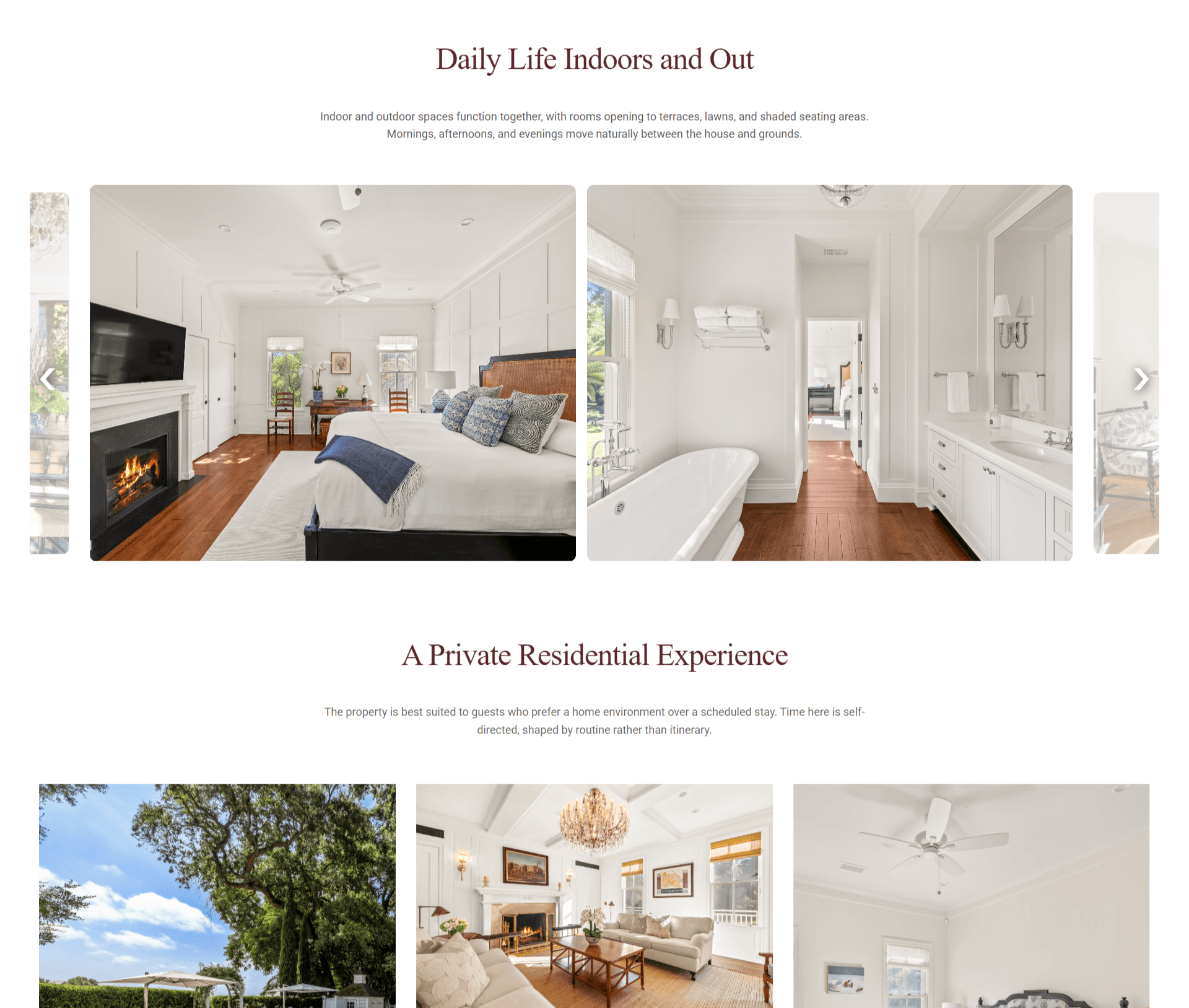 Tusitala: Luxury Napa Valley Estate Platform screenshot 6